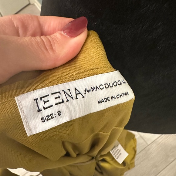 MAC DUGGAL 26531 CHARMEUSE HALTER STRAP SOFT TIE WAIST CHARTREUSE GOWN  sz 8 - Picture 17 of 17